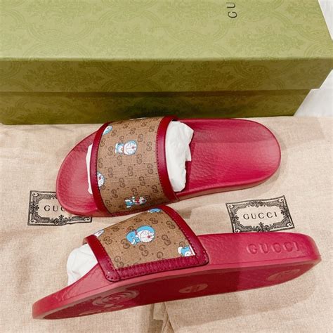 gucci doraemon slides